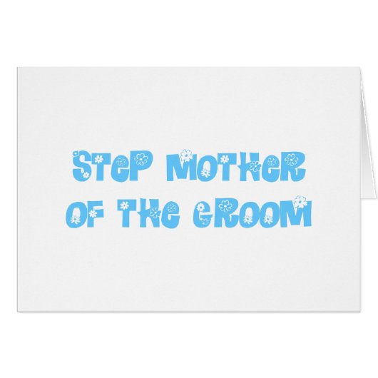 Schritt Mutter des Bräutigams (Vorderseite (Horizontal))