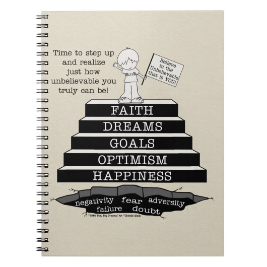 Schritt Notizblock (Vorderseite)