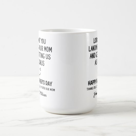 Schritt Papa Schauen Sie an, wie Sie unsere Mutter Kaffeetasse (Mittel)