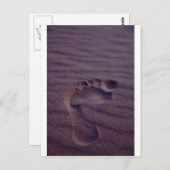 Schritt Postkarte (Vorne/Hinten)