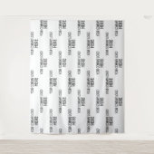 Schritt und Hintergrund für das benutzerdefinierte Wandteppich (Vorderseite)