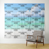 Schritt und Hintergrund für das Logo für Beach Cus Wandteppich (Beispiel (Horizontal))