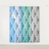 Schritt und Hintergrund für das Logo für Beach Cus Wandteppich (Vorderseite)