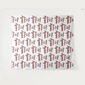 Schritt und Wiederholen des benutzerdefinierten Pa Wandteppich (Vorderseite (Horizontal))