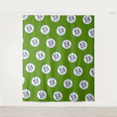 Schritt und Wiederholung des Hintergrundbildes für Wandteppich (Vorderseite)