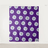 Schritt und Wiederholung des Hintergrundbildes für Wandteppich (Vorderseite)