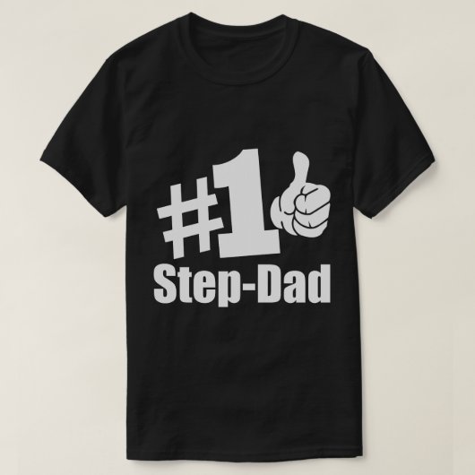 Schritt-Vater #1 T-Shirt (Design vorne)