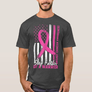 Schritt Vater Brustkrebs Support Schritt Papa Krie T-Shirt