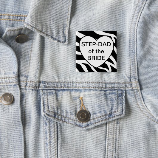 Schritt-Vater der Braut Button (Beispiel)