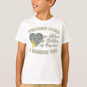 Schritt-Vater willkommenes Zuhause T-Shirt