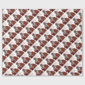 Schritt weg von den Plätzchen Geschenkpapier (Flach)