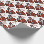 Schritt weg von den Plätzchen Geschenkpapier (Ecke)