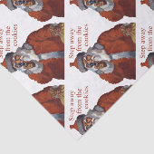 Schritt weg von den Plätzchen Seidenpapier (Ausschnitt)