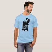 Schritt weg von meinem Grill, HUND T-Shirt (Vorne ganz)