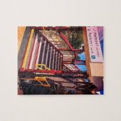 Schritte am Bahnhof Puzzle (Horizontal)