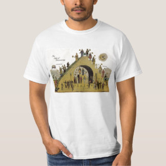 Schritte des Maurerarbeit-T-Shirts T-Shirt