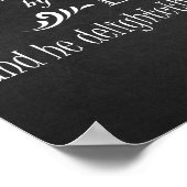 Schritte einer Typografie der guten Menschenbibel Poster (Ecke)