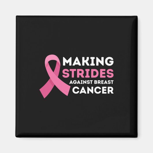 Schritte gegen die Brustkrebsbewusstsein der Frau Magnet (Vorne)