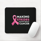 Schritte gegen die Brustkrebsbewusstsein der Frau Mousepad (Mit Mouse)