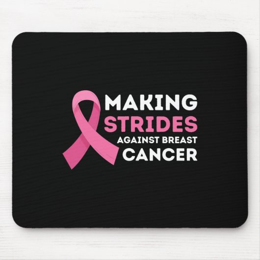 Schritte gegen die Brustkrebsbewusstsein der Frau Mousepad (Vorne)