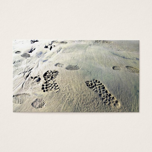 Schritte im Sand (Vorderseite)