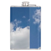 Schritte in den Wolken Flachmann (Rückseite)