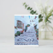 Schritte in der Altstadt von Frigiliana Postkarte (Stehend Vorderseite)