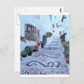 Schritte in der Altstadt von Frigiliana Postkarte (Vorne/Hinten)