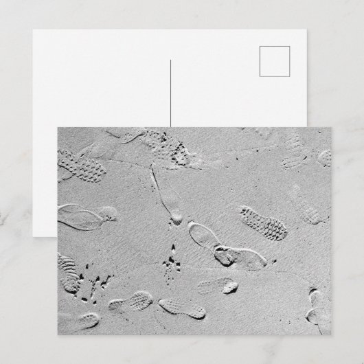 Schritte Postkarte (Vorne/Hinten)