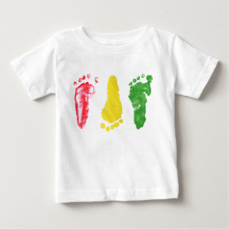 Schritte trinkt rasta baby t-shirt