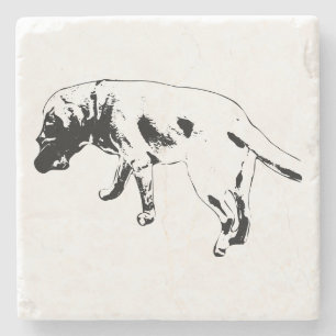 Schritte und Geschichten Steinuntersetzer