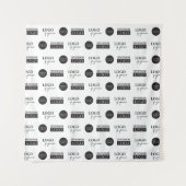 Schritte und Wiederholen von benutzerdefinierten S Wandteppich (Vorderseite)