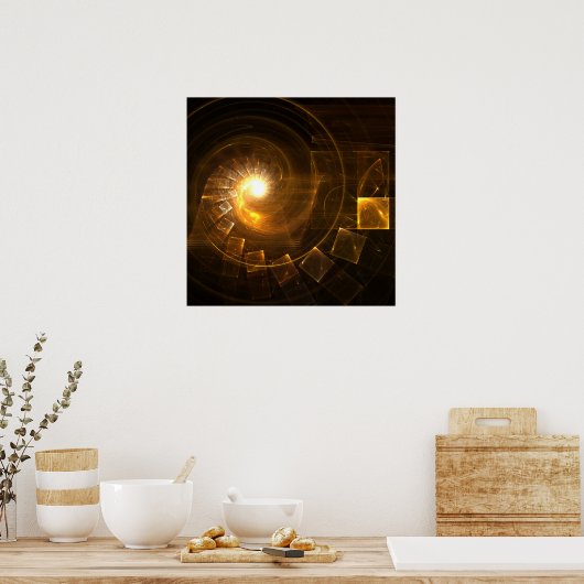 Schritte zum Erfolg - Poster (Küche)