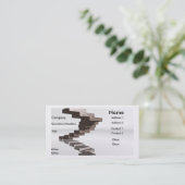 Schritte zum Erfolg Visitenkarte (Stehend Vorderseite)