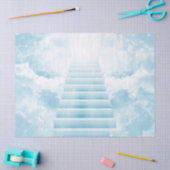 Schritte zum Himmelpapier Seidenpapier (Basteln)