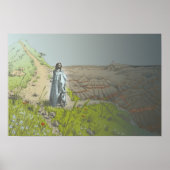 Schritte zum Kreuz Poster (Vorne)