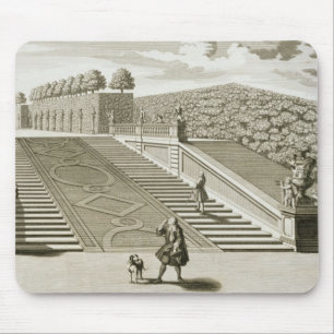 Schritte zur Gartenterrasse, Belvedere-Palast, Mousepad