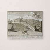 Schritte zur Gartenterrasse, Belvedere-Palast, Puzzle (Horizontal)