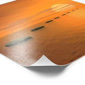 Schritte zur Sonne Fotodruck (Ecke)