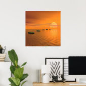 Schritte zur Sonne Poster (Heimbüro)