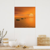 Schritte zur Sonne Poster (Küche)