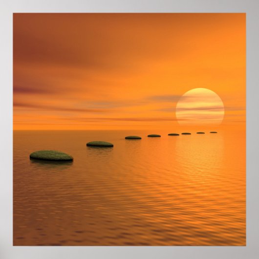 Schritte zur Sonne Poster (Vorne)