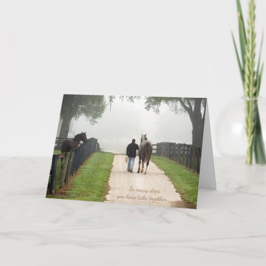 Schritte zusammengenommen Verlust des Beileids für Karte (Vorderseite)