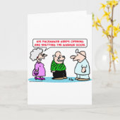 Schrittmachergaragen-Türoffenes geschlossen Karte (Gelbe Blume)