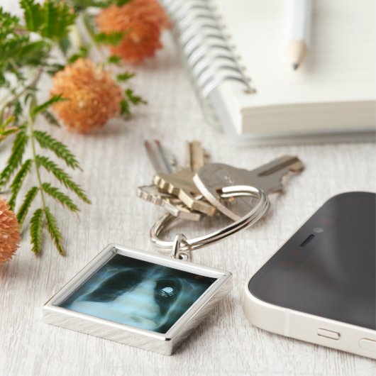 Schrittmacherröntgenstrahl Schlüsselanhänger (Seite)