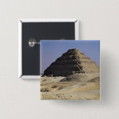 Schrittpyramide von König Djoser Old Kingdom Button (Vorne & Hinten)