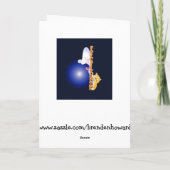 Schrittvati-Vatertagskarte Karte (Rückseite)