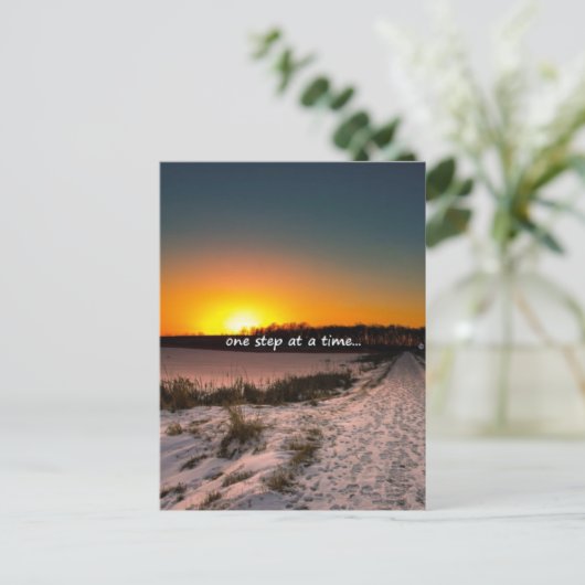 Schrittweise Postkarte (Stehend Vorderseite)