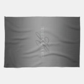 Schrittweise Veränderung der Gradient Graue belieb Geschirrtuch (Horizontal)