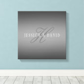 Schrittweise Veränderung der Gradient Graue belieb Leinwanddruck (Insitu (Holzboden))